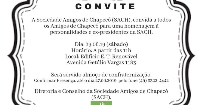 Convite sach